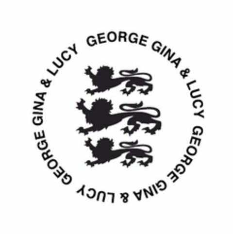 GEORGE GINA & LUCY GEORGE GINA & LUCY GEORGE GINA & LUCY Logo (USPTO, 21.04.2011)
