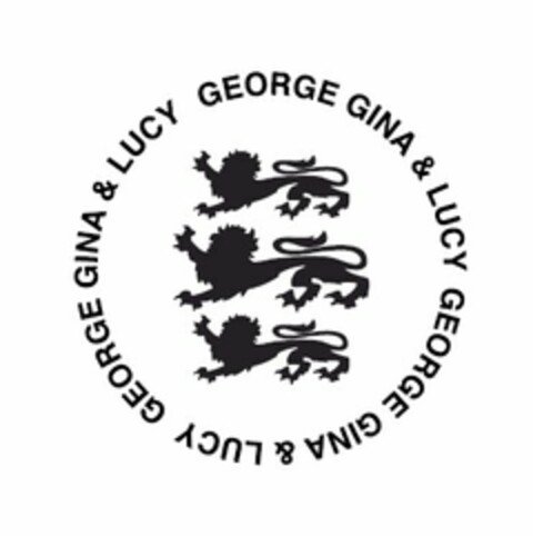 GEORGE GINA & LUCY GEORGE GINA & LUCY GEORGE GINA & LUCY Logo (USPTO, 04/21/2011)