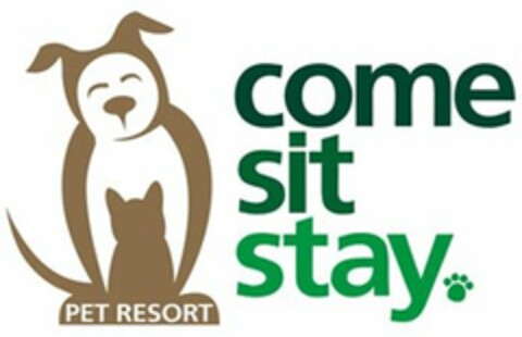 PET RESORT COME SIT STAY Logo (USPTO, 21.06.2011)