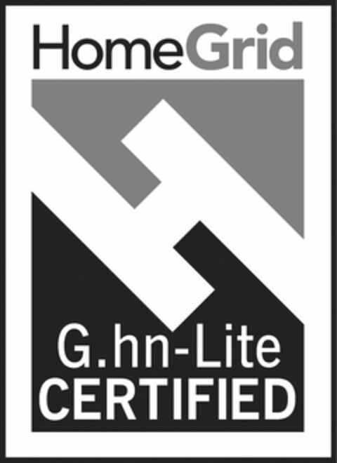 HOMEGRID H G.HN-LITE CERTIFIED Logo (USPTO, 05.10.2011)