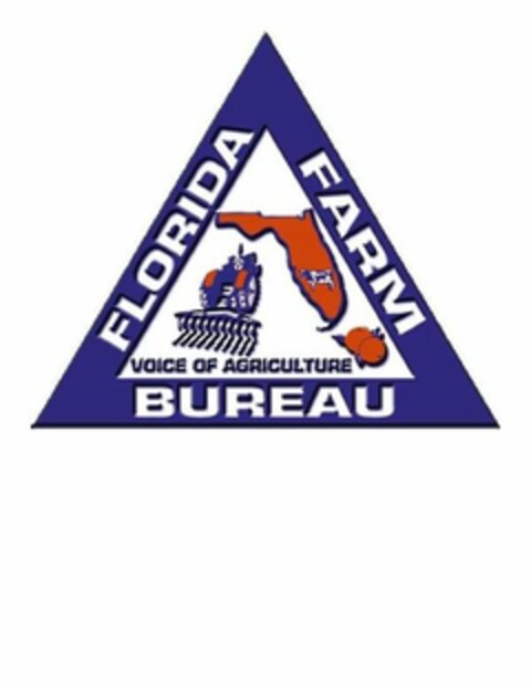 FLORIDA FARM BUREAU VOICE OF AGRICULTURE Logo (USPTO, 12/19/2011)