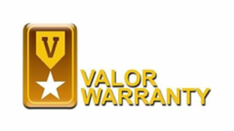 VALOR WARRANTY V Logo (USPTO, 02/15/2012)