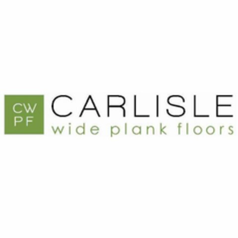 CWPF CARLISLE WIDE PLANK FLOORS Logo (USPTO, 09.04.2012)