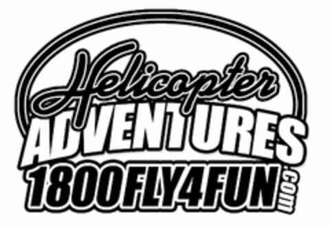 HELICOPTER ADVENTURES 1800FLY4FUN.COM Logo (USPTO, 04/18/2012)