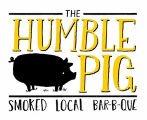 THE HUMBLE PIG SMOKED LOCAL BAR-B-QUE Logo (USPTO, 08/15/2012)