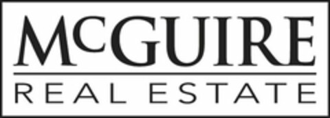 MCGUIRE REAL ESTATE Logo (USPTO, 13.05.2013)