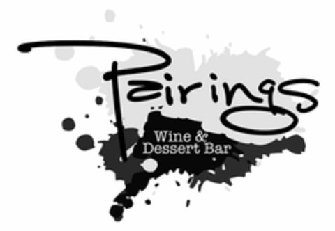 PAIRINGS WINE & DESSERT BAR Logo (USPTO, 08.07.2013)