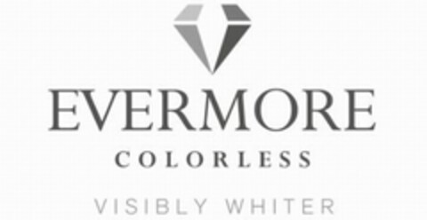 EVERMORE COLORLESS VISIBLY WHITER Logo (USPTO, 16.01.2014)