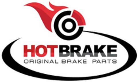 HOTBRAKE ORIGINAL BRAKE PARTS Logo (USPTO, 31.03.2014)