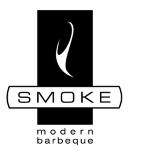 SMOKE MODERN BARBEQUE Logo (USPTO, 04/02/2014)