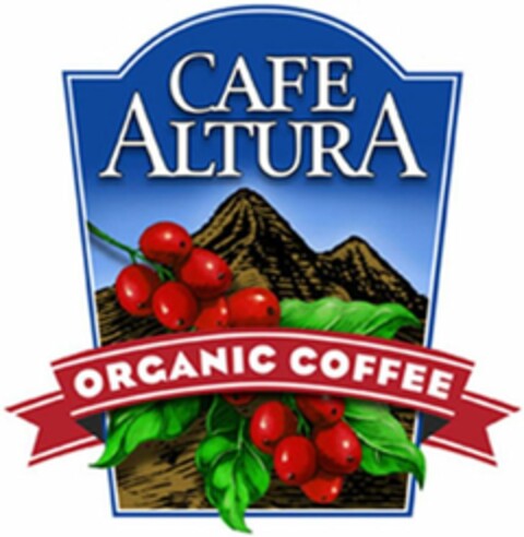 CAFE ALTURA ORGANIC COFFEE Logo (USPTO, 03.04.2014)