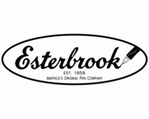 ESTERBROOK, EST. 1858 AMERICA'S ORIGINAL PEN COMPANY Logo (USPTO, 07/25/2014)