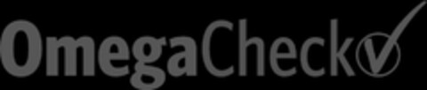 OMEGACHECK Logo (USPTO, 20.08.2014)