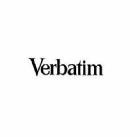 VERBATIM Logo (USPTO, 22.10.2014)