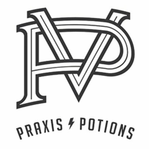PV PRAXIS POTIONS Logo (USPTO, 09/23/2015)