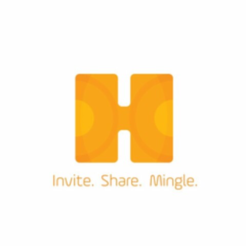 H INVITE. SHARE. MINGLE. Logo (USPTO, 10/13/2015)