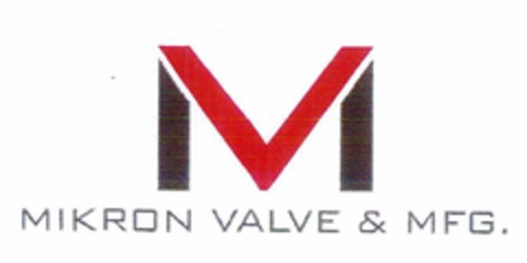 M MIKRON VALVE & MFG. Logo (USPTO, 03/15/2016)