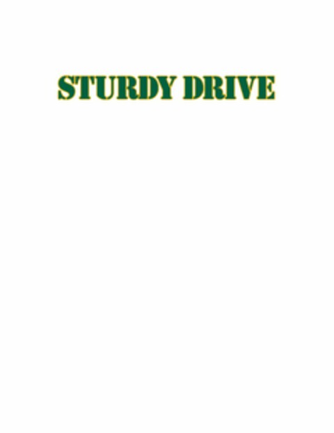 STURDY DRIVE Logo (USPTO, 29.03.2016)