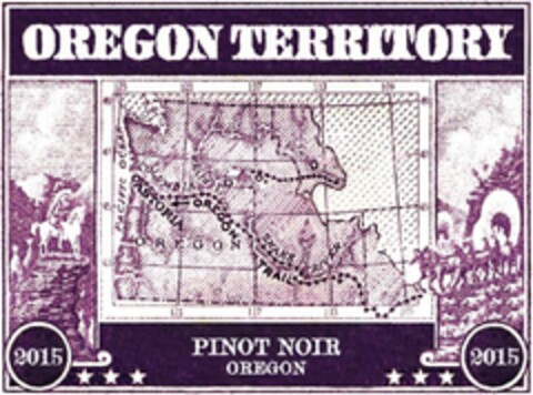 OREGON TERRITORY PINOT NOIR OREGON Logo (USPTO, 11.11.2016)