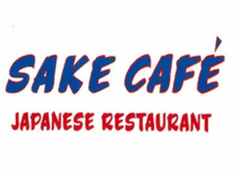 SAKE CAFÉ JAPANESE RESTAURANT Logo (USPTO, 13.12.2016)