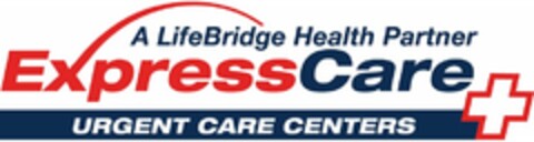 EXPRESSCARE URGENT CARE CENTERS A LIFEBRIDGE HEALTH PARTNER Logo (USPTO, 26.01.2017)