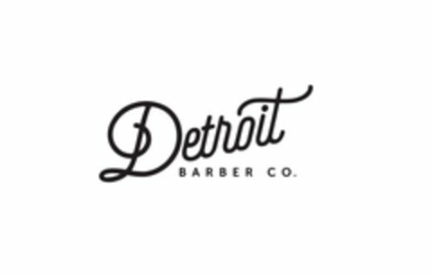 DETROIT BARBER CO. Logo (USPTO, 28.03.2017)