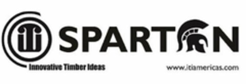 ITI SPARTAN INNOVATIVE TIMBER IDEAS WWW.ITIAMERICAS.COM Logo (USPTO, 27.11.2017)