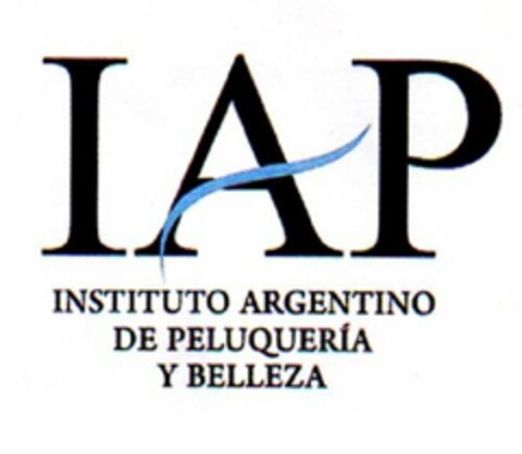 IAP INSTITUTO ARGENTINO DE PELUQUERÍA YBELLEZA Logo (USPTO, 12/29/2017)