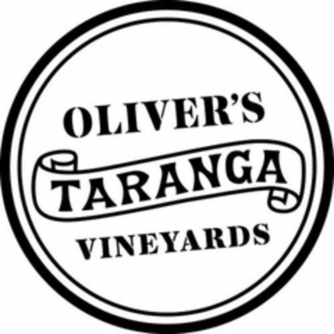 OLIVER'S TARANGA VINEYARDS Logo (USPTO, 06.03.2018)