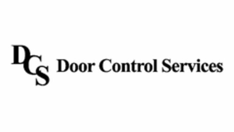 DCS DOOR CONTROL SERVICES Logo (USPTO, 20.06.2018)