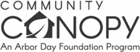 COMMUNITY CANOPY AN ARBOR DAY FOUNDATION PROGRAM Logo (USPTO, 23.08.2018)