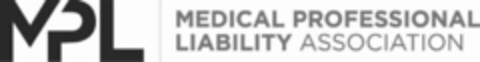 MPL MEDICAL PROFESSIONAL LIABILITY ASSOCIATION Logo (USPTO, 31.10.2018)