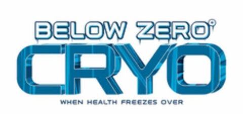 BELOW ZERO CRYO WHEN HEALTH FREEZES OVER Logo (USPTO, 31.10.2018)