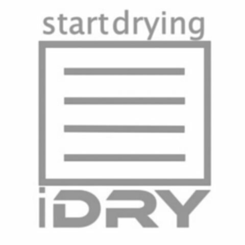 START DRYING IDRY Logo (USPTO, 16.11.2018)