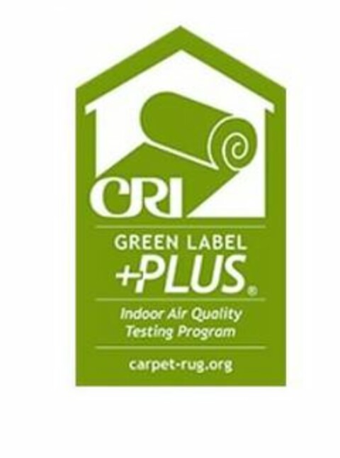 CRI GREEN LABEL+PLUS INDOOR AIR QUALITY TESTING PROGRAM CARPET-RUG.ORG Logo (USPTO, 08.07.2019)