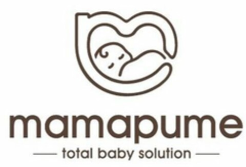 MAMAPUME - TOTAL BABY SOLUTION - Logo (USPTO, 10/29/2019)