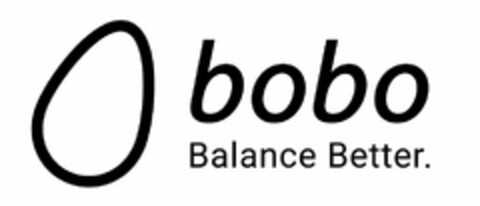 BOBO BALANCE BETTER. Logo (USPTO, 02/23/2020)