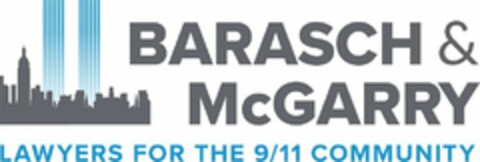 BARASCH & MCGARRY LAWYERS FOR THE 9/11 COMMUNITY Logo (USPTO, 21.05.2020)