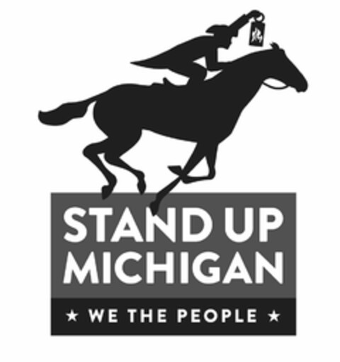 STAND UP MICHIGAN WE THE PEOPLE Logo (USPTO, 05/26/2020)