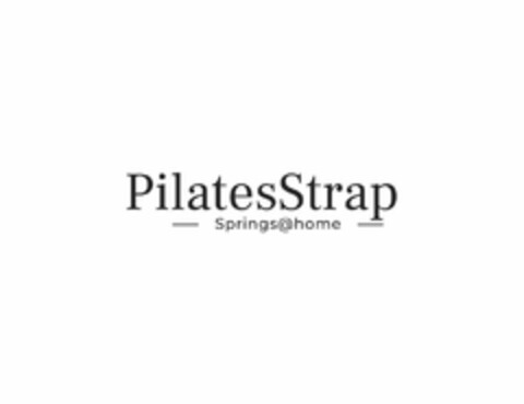 PILATES STRAP SPRINGS@HOME Logo (USPTO, 27.07.2020)