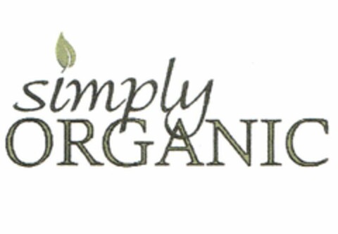 SIMPLY ORGANIC Logo (USPTO, 01/16/2009)