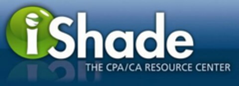 ISHADE THE CPA/CA RESOURCE CENTER Logo (USPTO, 19.03.2009)