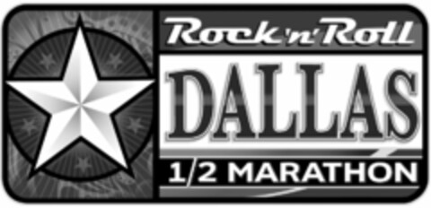 ROCK 'N' ROLL DALLAS 1/2 MARATHON Logo (USPTO, 15.06.2009)