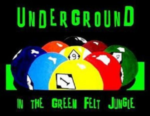 UNDERGROUND IN THE GREEN FELT JUNGLE Logo (USPTO, 18.08.2009)