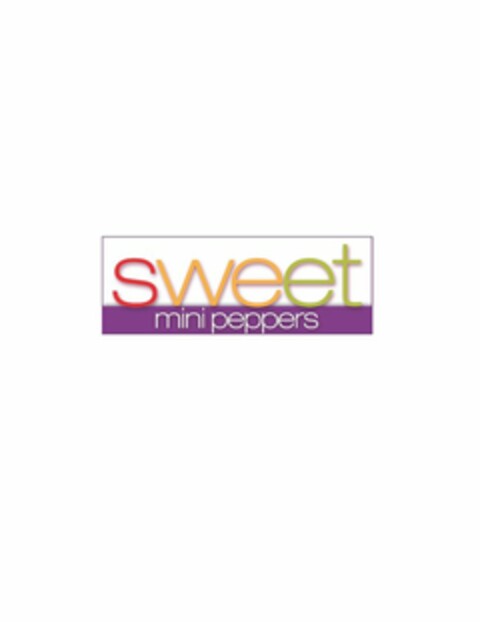 SWEET MINI PEPPERS Logo (USPTO, 02/26/2010)