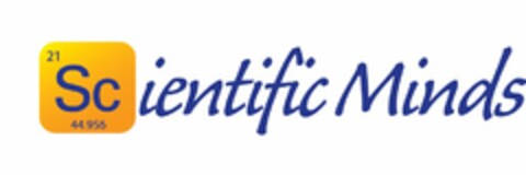 SCIENTIFIC MINDS 21 44.956 Logo (USPTO, 06.04.2011)