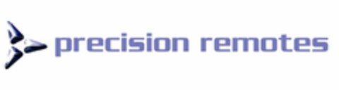 PRECISION REMOTES Logo (USPTO, 21.04.2011)