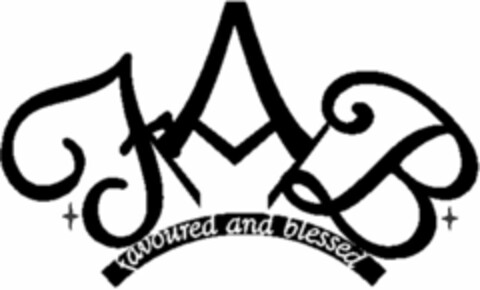 FAB FAVOURED AND BLESSED Logo (USPTO, 22.04.2011)