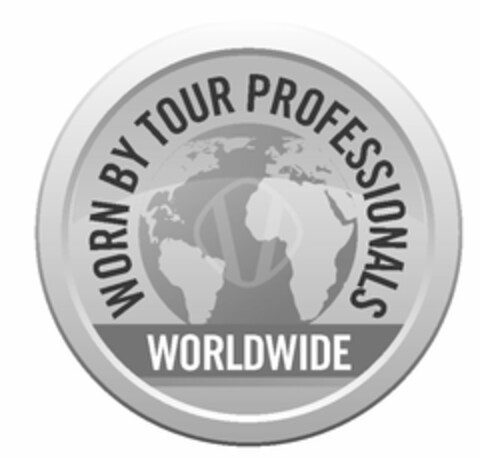 WORN BY TOUR PROFESSIONALS WORLDWIDE Logo (USPTO, 20.10.2011)