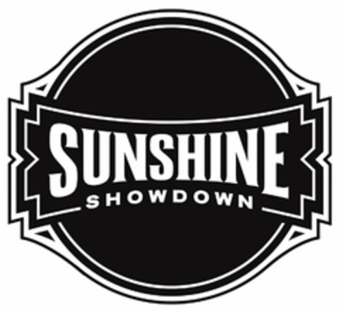SUNSHINE SHOWDOWN Logo (USPTO, 11.11.2011)